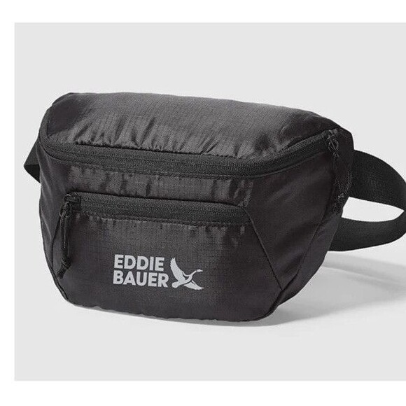 Eddie Bauer Stowaway 1L Packable Waistpack, Onyx, EBB3005-031 - Picture 1 of 6